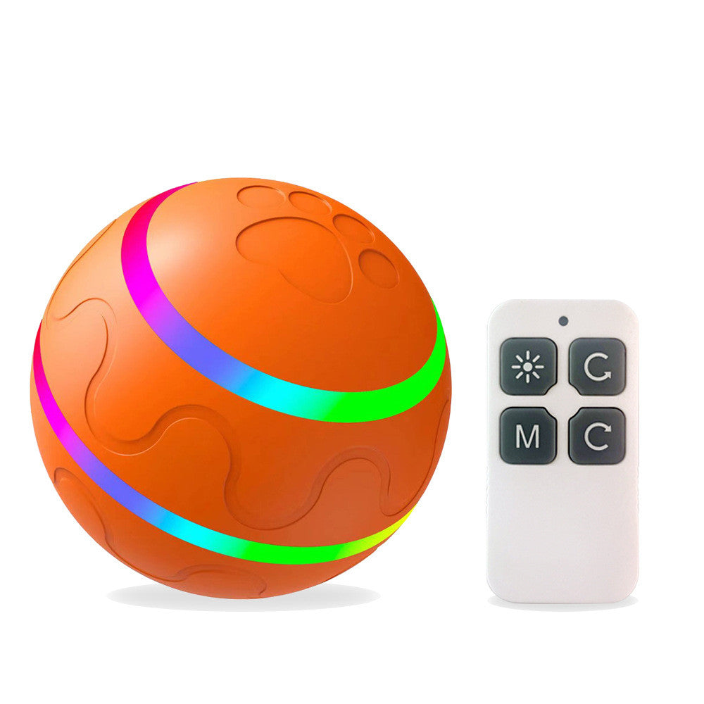 WhiskerRoll interactive cat ball with remote