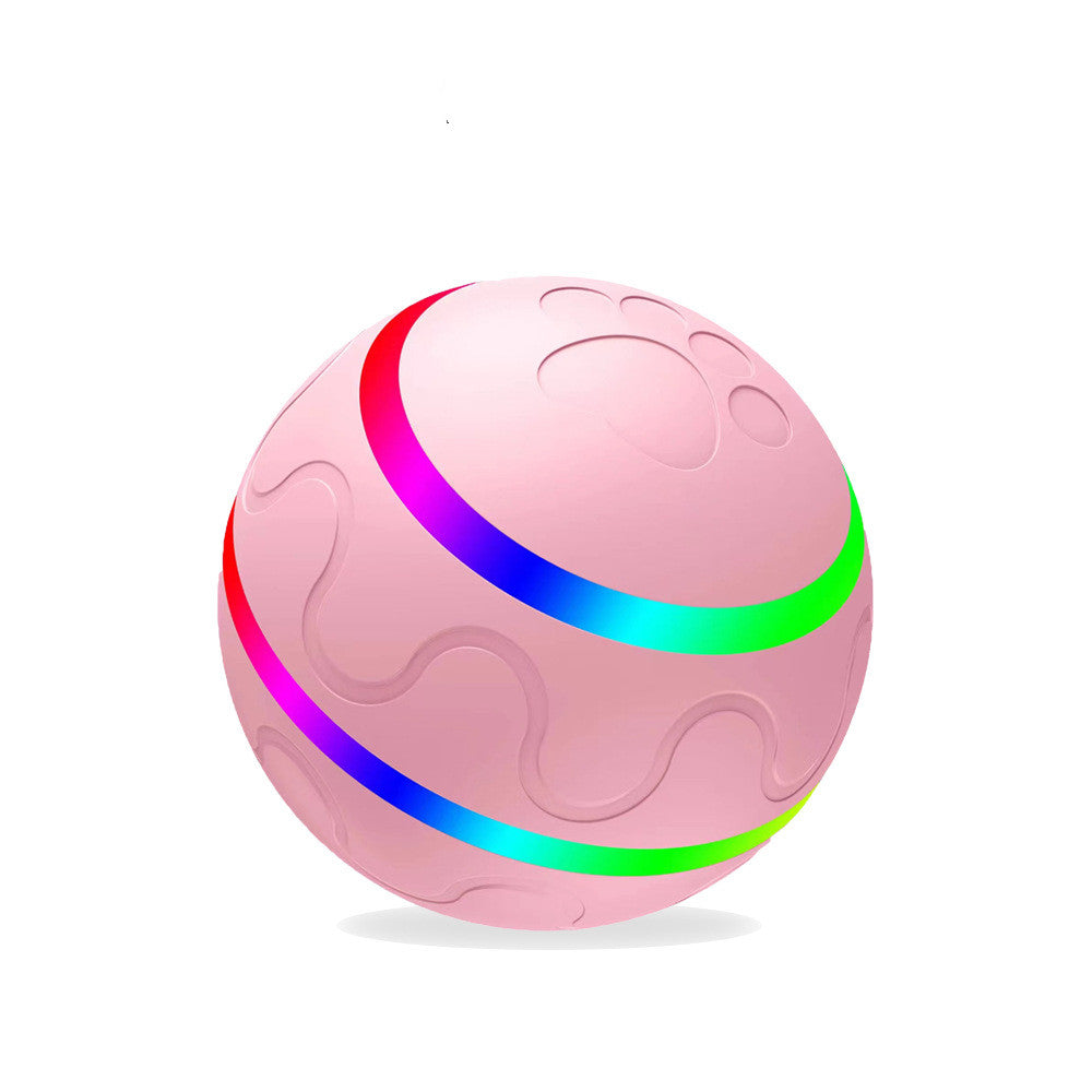 WhiskerRoll motion-activated cat toy ball