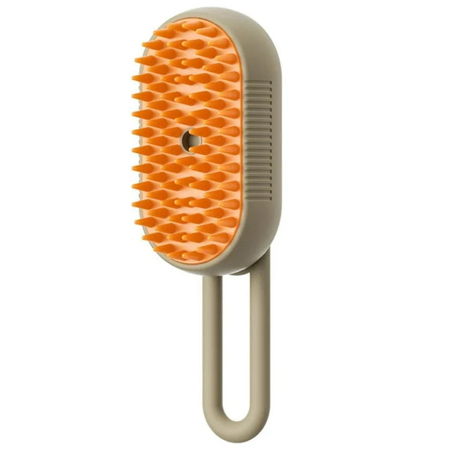 SteamGroom orange grooming brush