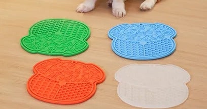 LickCalm lick mats in four colors